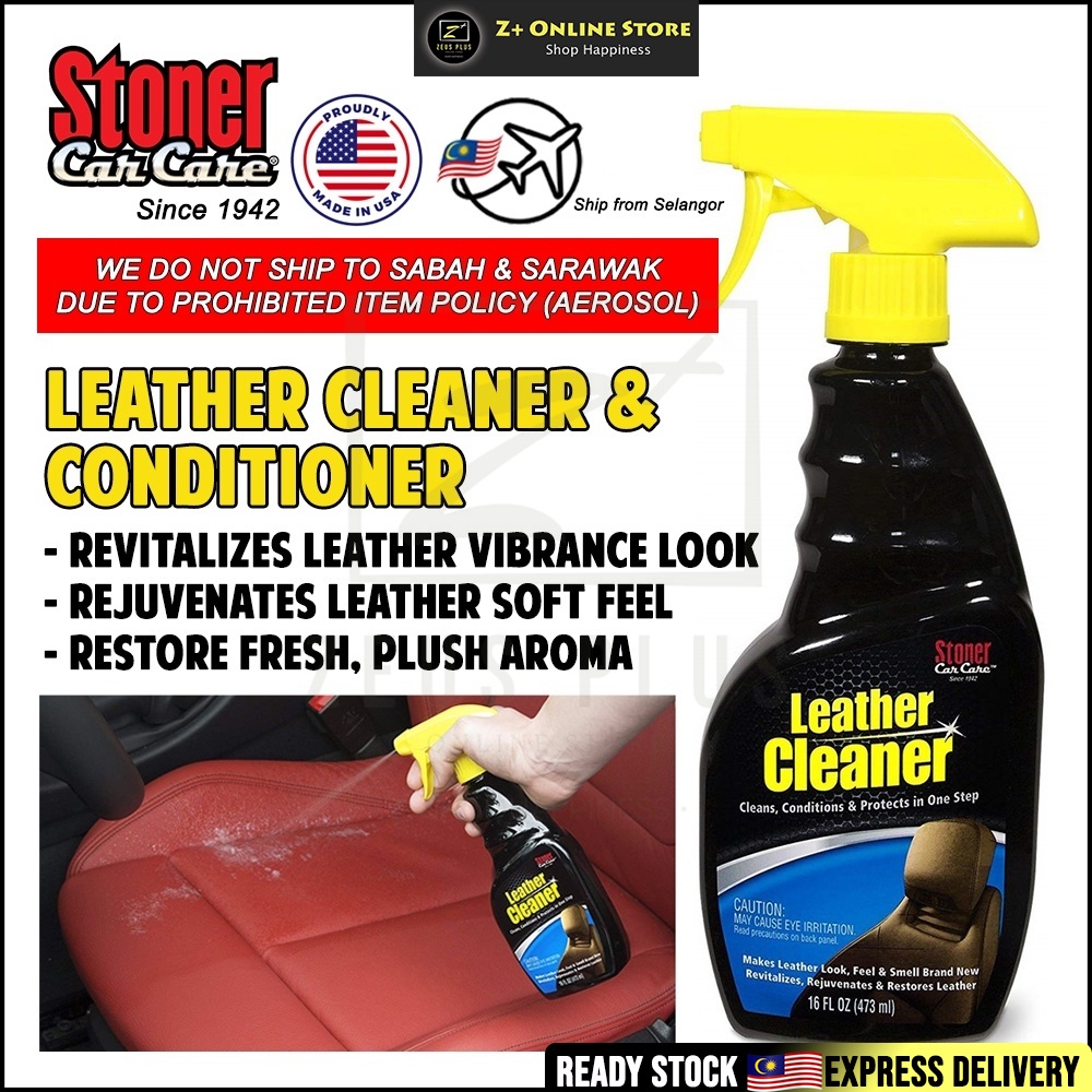 [Made in USA] STONER Leather Cleaner & Conditioner Aerosol Spray