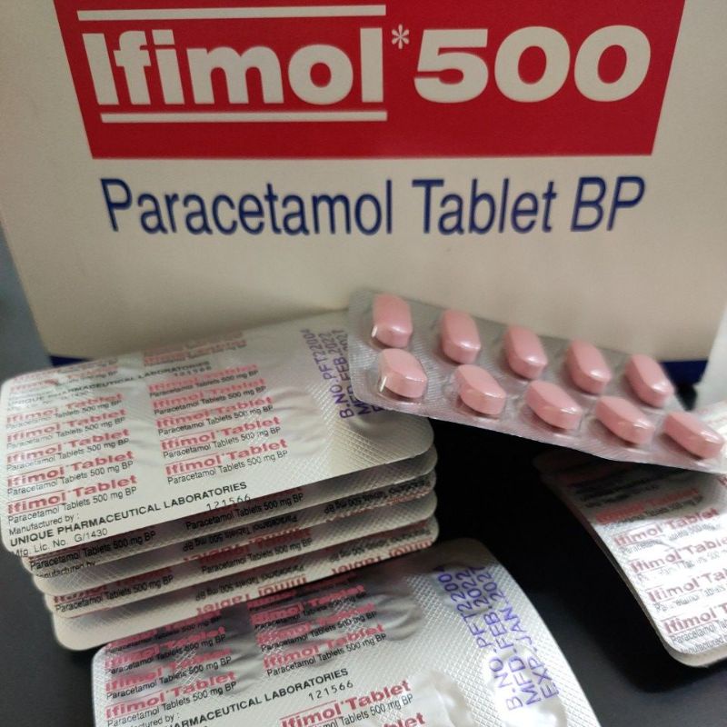 Hot ! Demam sakit paracetamol 500mg tablet ifimol Exp01/27 | Shopee ...