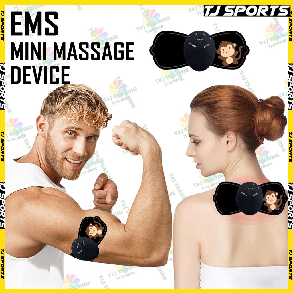 Ems Electric Neck Massager Ems Cervical Vertebra Massage Patch Muscle Pain Relief Shoulder