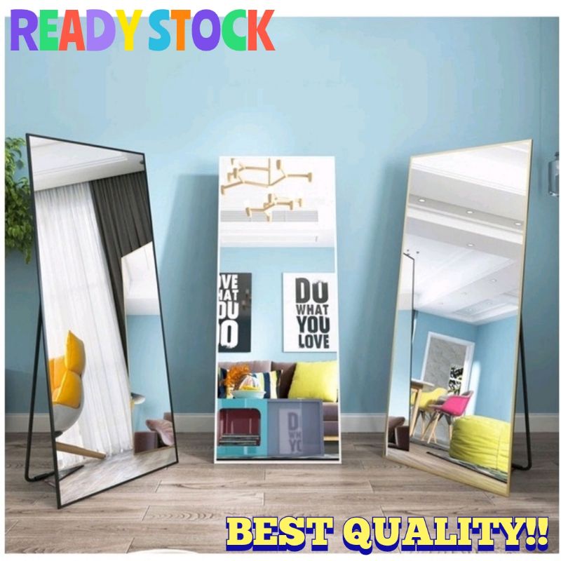 HL Standing Long Mirror Stand Modern Nordic Fulllength mirror wall