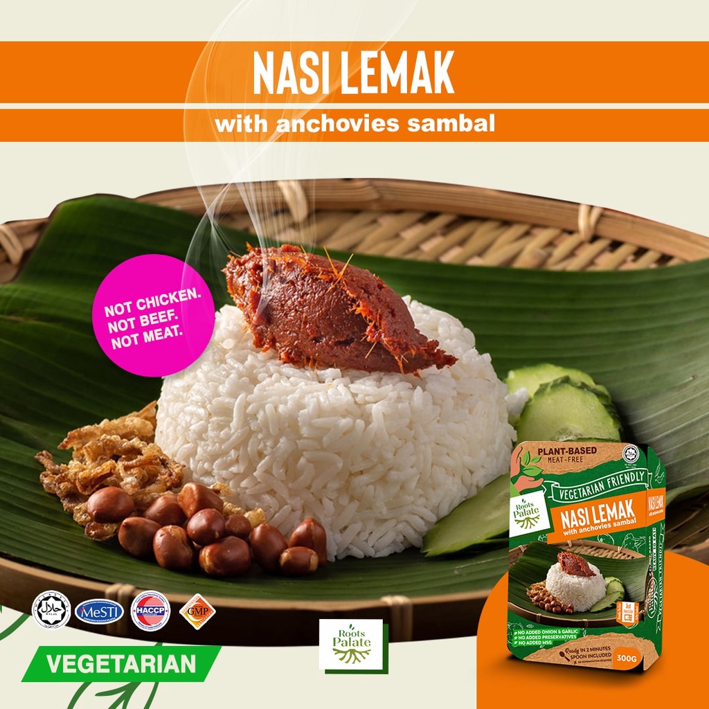 HALAL VEGETARIAN READY TO EAT Steamed Rice with Various Curries and ...