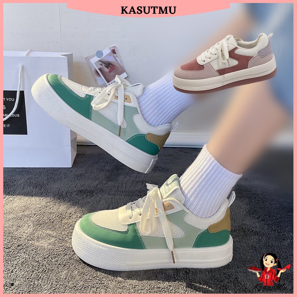 KASUTMU Fashion Ins Style Women Sneakers Shoes Kasut Perempuan Comel ...