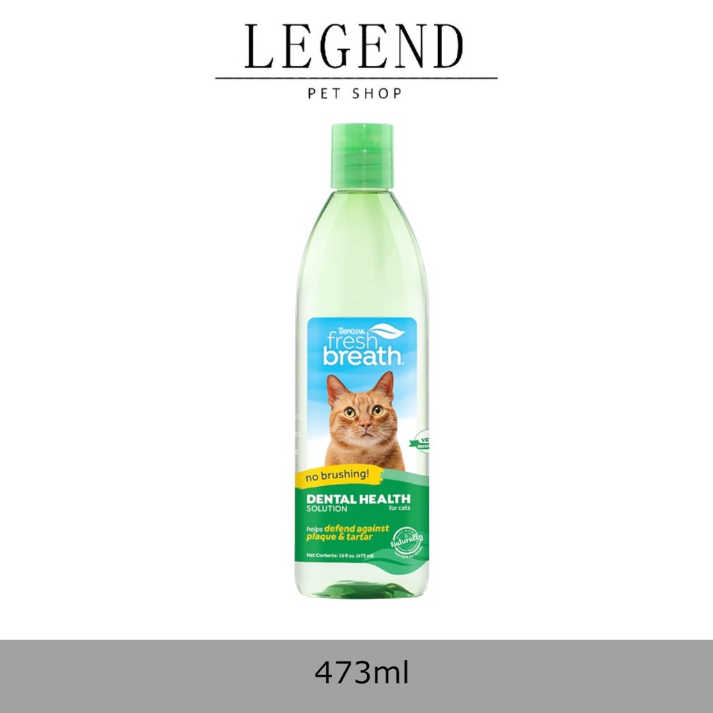 Tropiclean Fresh Breath Dental Health Solution for Cats 473ml Shopee Malaysia