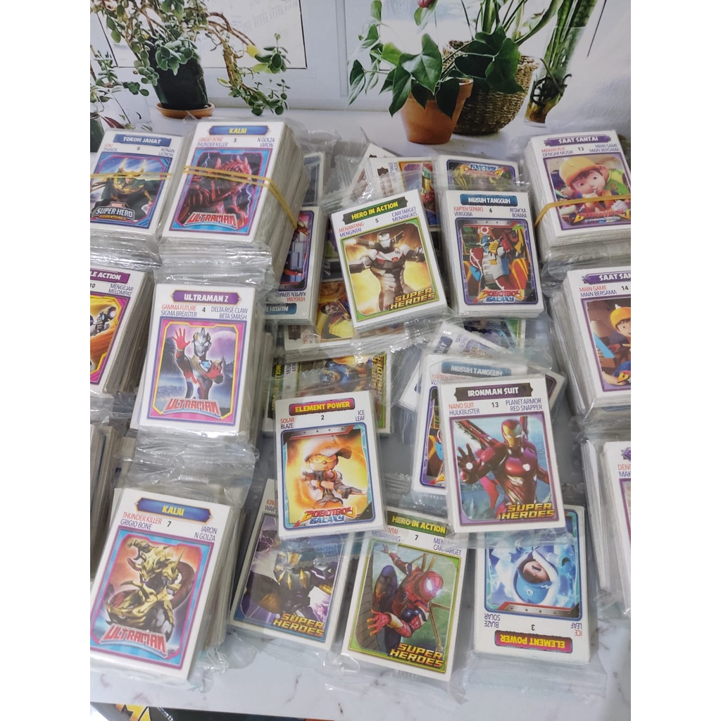 12 PACKS OF KWARTET CARDS (1 PACK CONTAINS 32 SHEETS) / SCHOOL TOYS ...