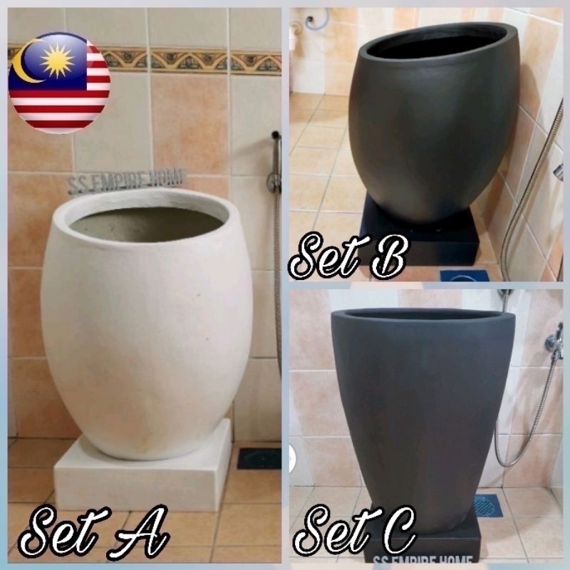 Pasu Bilik Air Pasu Tempayan Pot Kolah Mandi Pasu Toilet | Shopee Malaysia