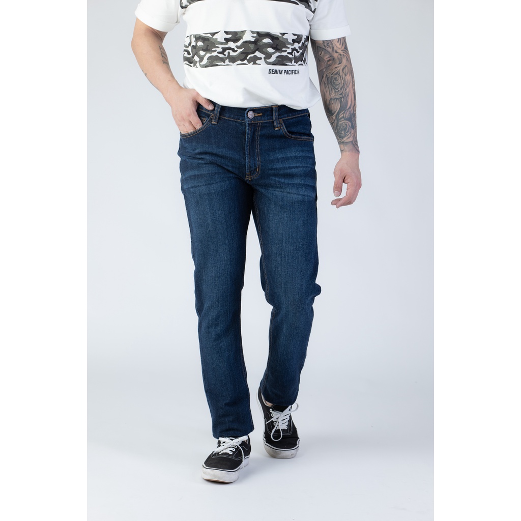 Dapper Men | Slim Fit Long Pants Jeans Blue - J35138S | Shopee Malaysia