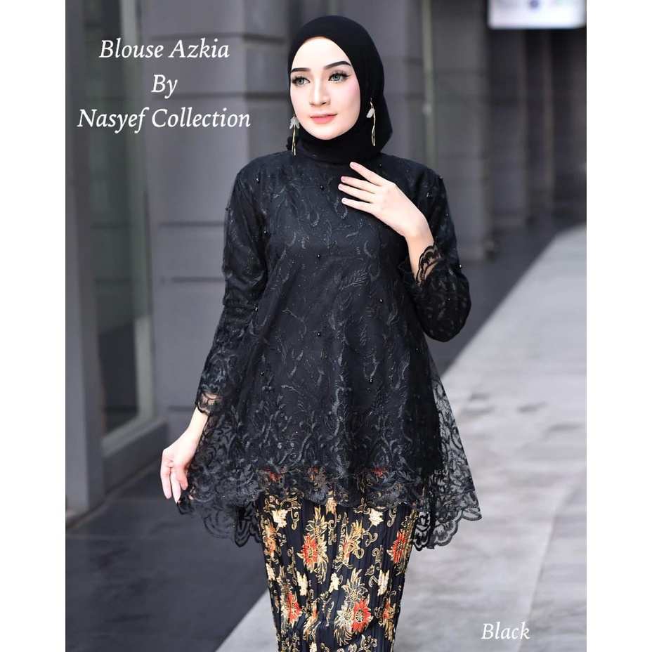 Modern Kebaya Tops/Graduation Kebaya Tunic Tulle Tille Full Tille Mocca ...