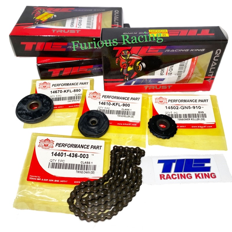 Original Quality Tie Racing King Timing Chain Set Ex5 Dream / W110 Dash