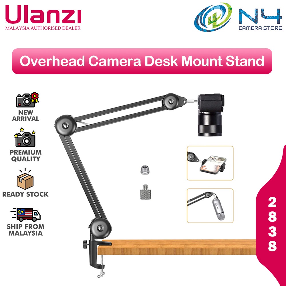 Ulanzi VIJIM Overhead Camera Desk Mount Stand 2838 Shopee Malaysia