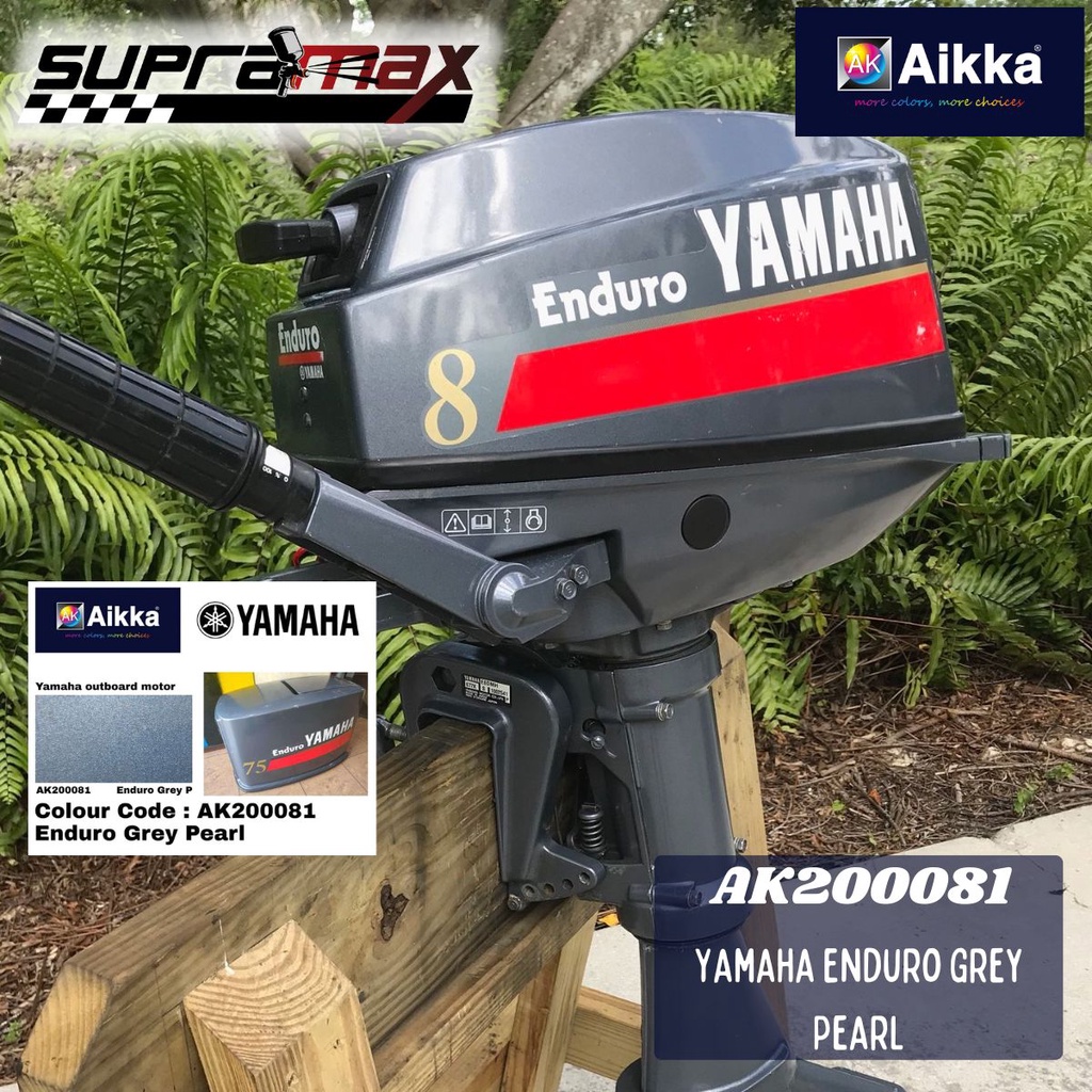 Aikka Yamaha Enduro Grey Pearl Paint Ak200081/ Cat Bancuh 2K cat Motor