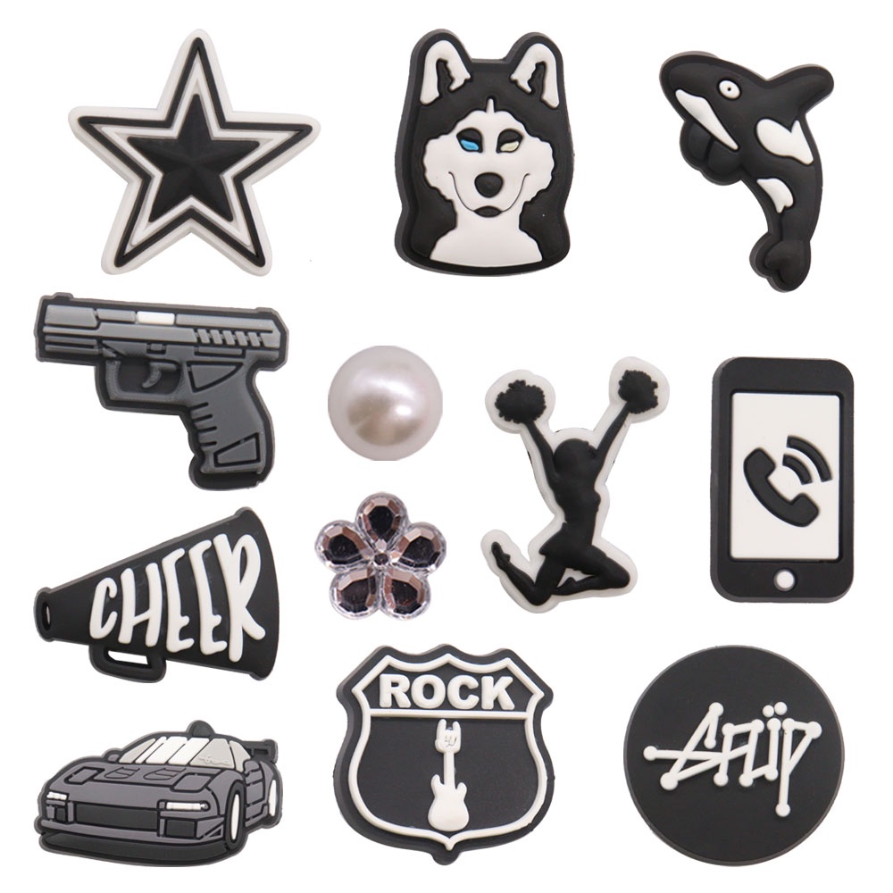 Ready Stock Super Car Rock Gun Animals PVC Money Bag Kids Black And