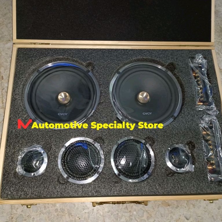 CVCV 3Way Component Speaker Loudspeaker 6.5inc 3 way speaker 3inc mid ...