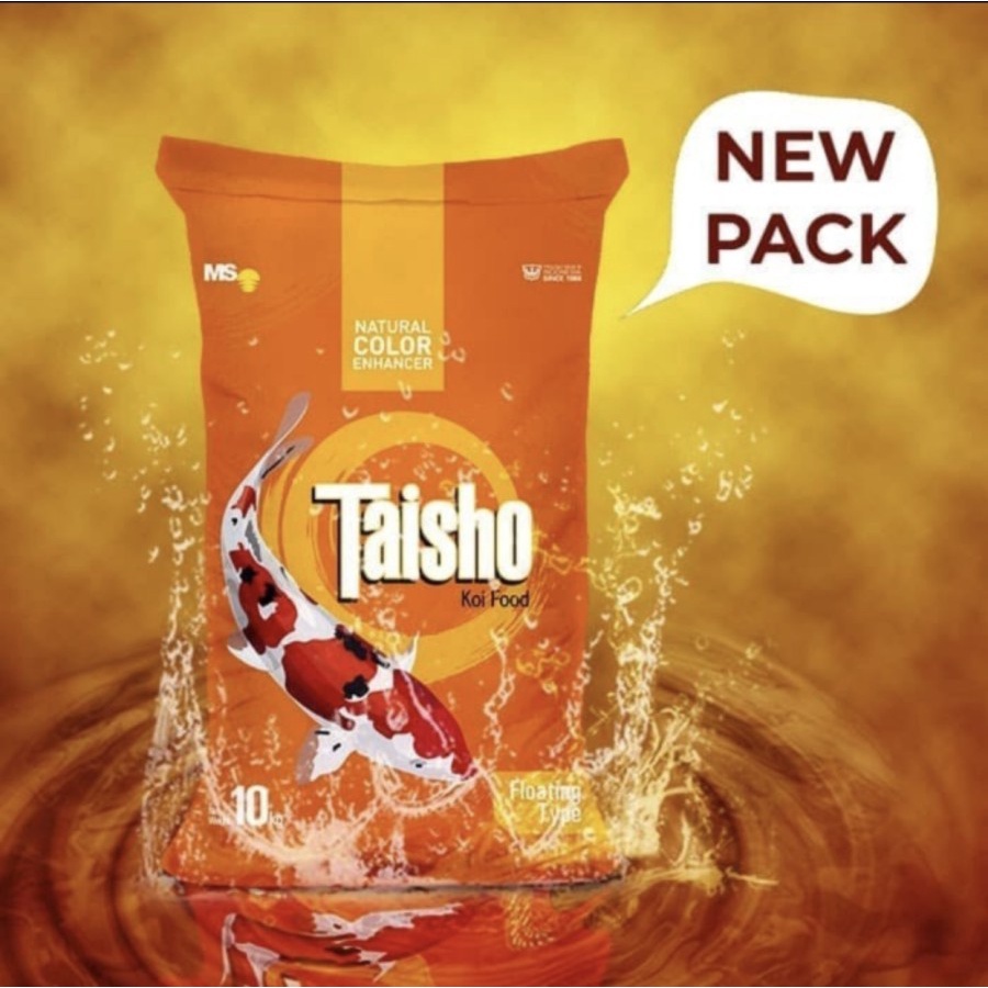MERAH Red TAISHO Pellets 10KG 1MM Red TAISHO KOI Fish Pellets KOI Fish ...