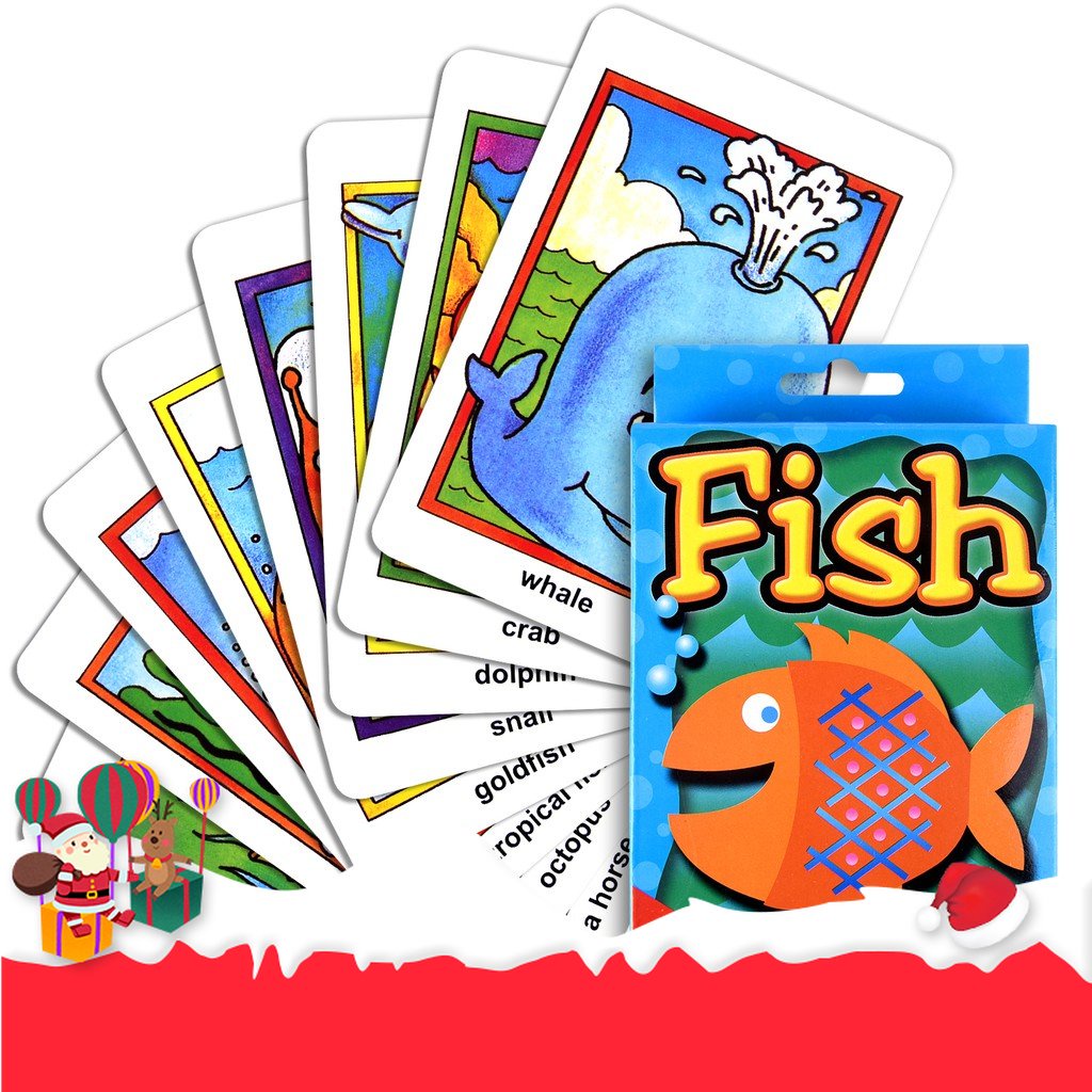 KUUQA GO Fish Card Game Children's Board Game Puzzle Memory Card for ...