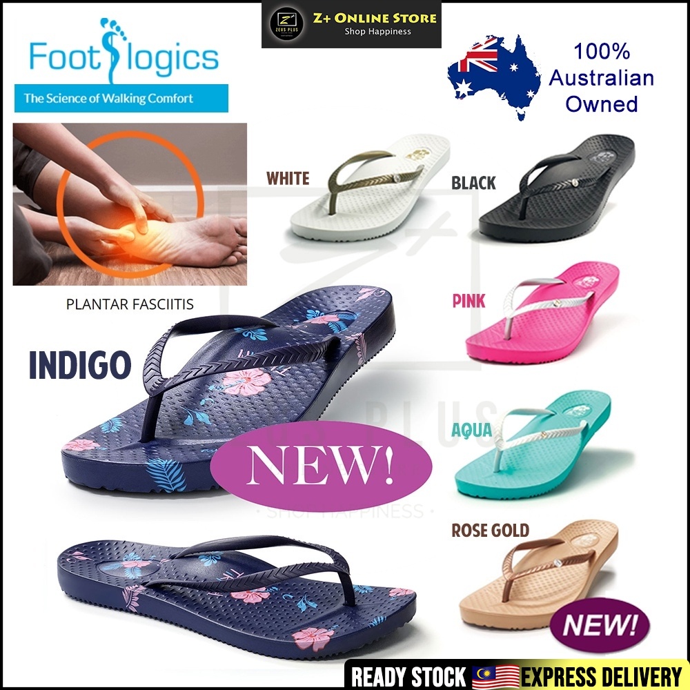 Australia FOOTLOGICS TIKI GIRL Orthotic Flip Flop Sandal Slipper Arch Support Plantar Fasciitis Flat Feet Heel Pain Shopee Malaysia