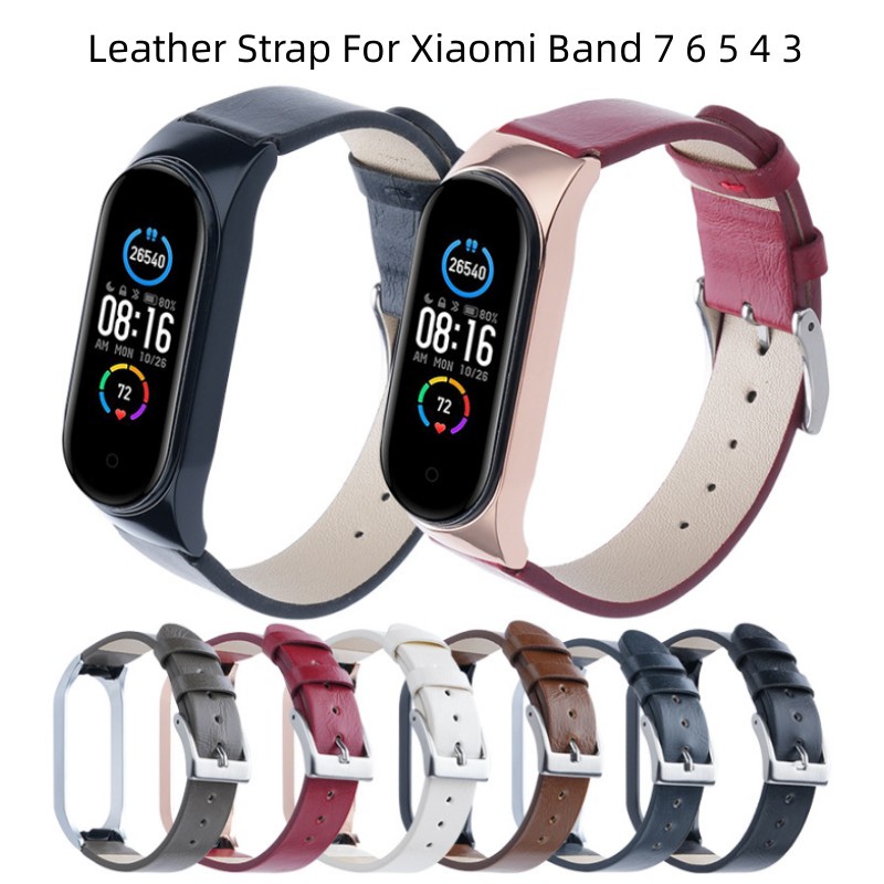 Xiaomi Mi Band 8 Smartband Bracelet Watch Strap Weave/TPU/Leather Wristband