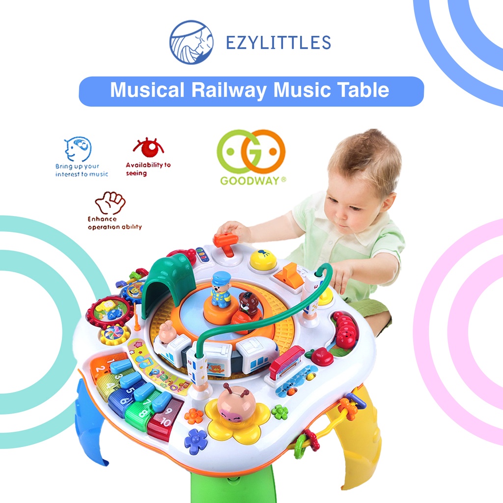 Musical railway learning table online