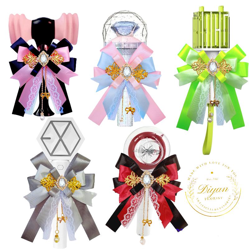 Ribbon lightstick decoration application // decorative ribbon ...