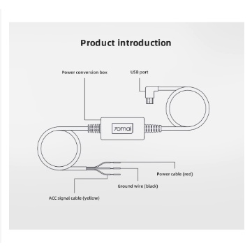 70mai Hardware Kit compatible for 70mai Dashcam M300/A400S/A500s/A800s ...
