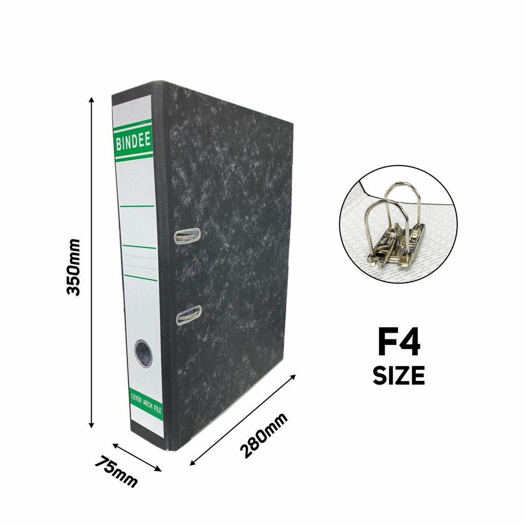 Bindee Lever Arch File 3 Inch / 75mm F4 File Folder / arch file/arch ...