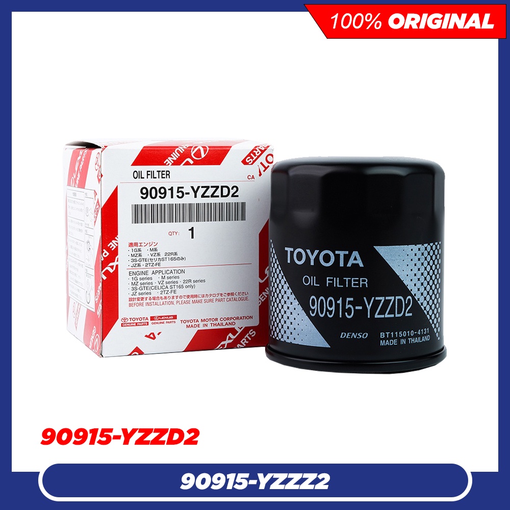 TOYOTA OIL FILTER 90915-YZZZ2 YZZD2 - Innova / Estima / Hilux New ...