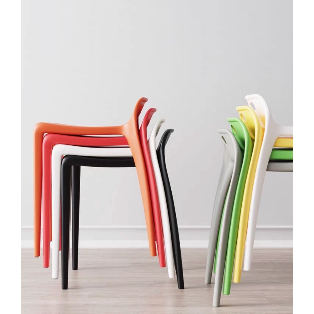 Plastic Chair, Lounge Chair, Lacoupin Stool Chair, Modern Plastic Stool