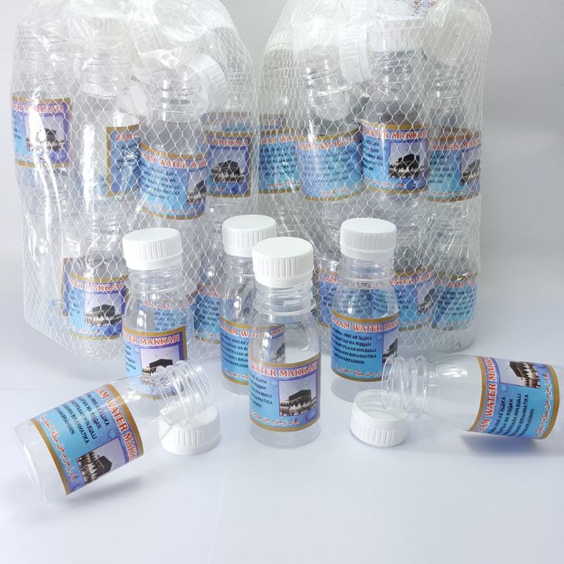 Zamzam Water Bottles Empty Bottles 80ml 1 Pack Of 25pcs/pet Plastic zam