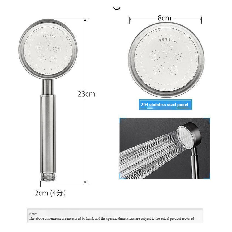 SUS 304 Stainless Steel High Pressure Bathroom Hand Shower Hose and ...