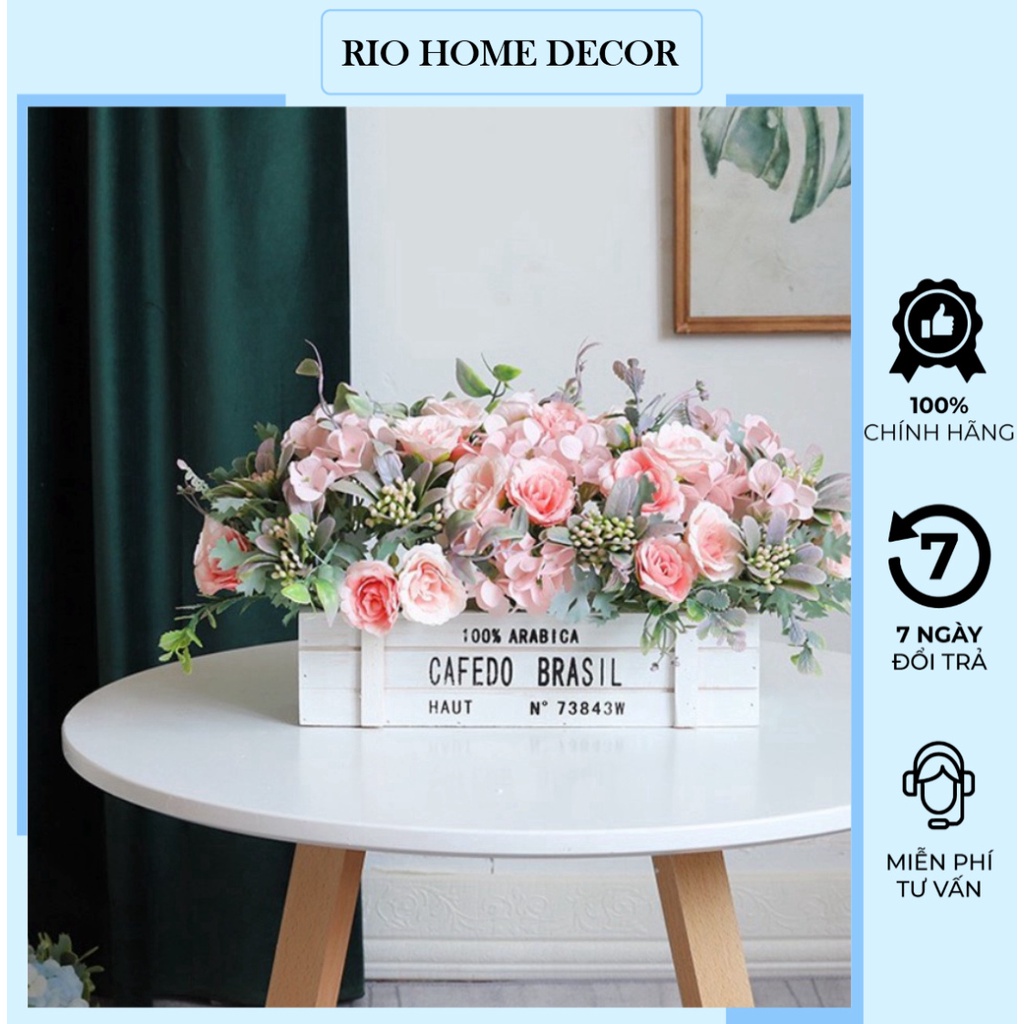 Fake Flower Baskets For Table Room, Home, Office, Showroom, Pre