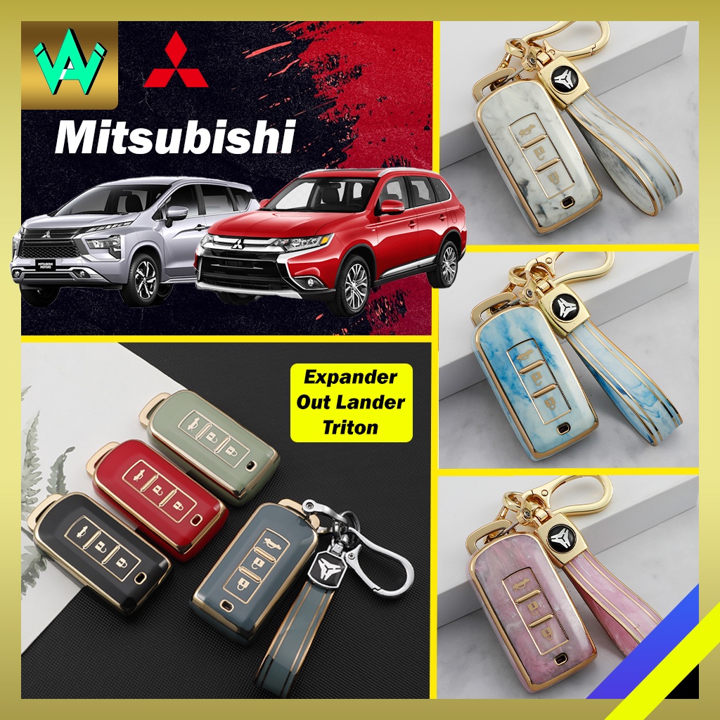 Mitsubishi Xpander Outlander Triton Car Key Case Cover Sarung Kunci ...