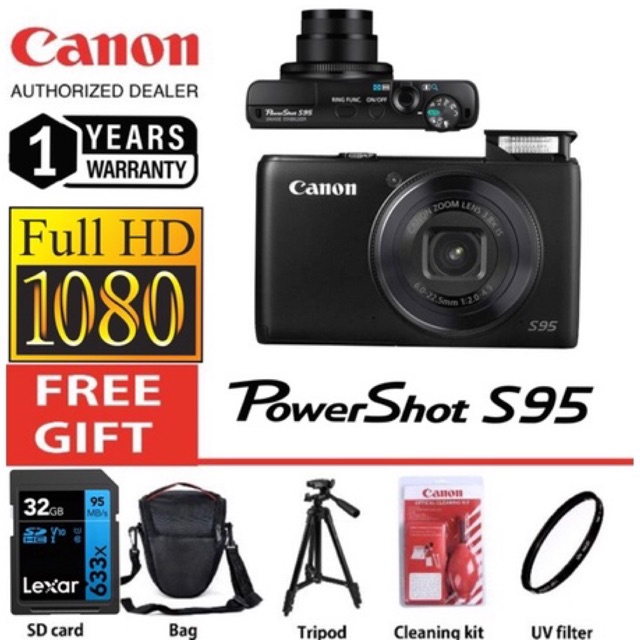 Canon Powershot S95 compact professional camera super hybrid images