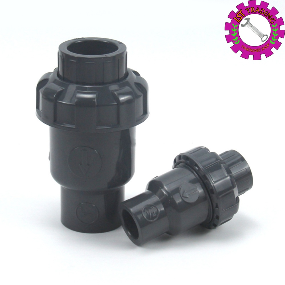 [READY STOCK] PVC CHECK VALVE / PVC 1 WAY VALVE / PVC ONE WAY VALVE / VALVE SEHALA / PVC NOT