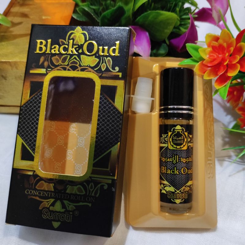 Surrati Black Oud 6ml Concentrated Perfume Roll on Attar Original