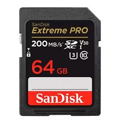 Original SanDisk Extreme Pro SD SDXC 64GB 128GB 256GB 512GB 200MB/s UHS ...