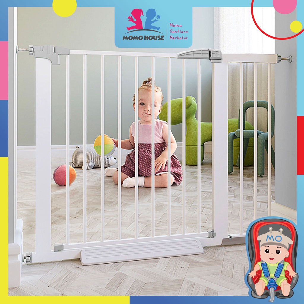 Pagar Baby Safety Gate For Baby Kids Pet Gate Safety Lock Pagar Bayi