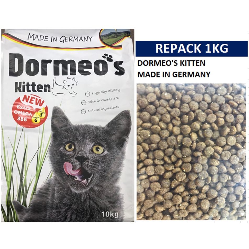 Repacked Dormeo's Cat Food for Kitten 1kg / Makanan Anak Kucing Dormeo
