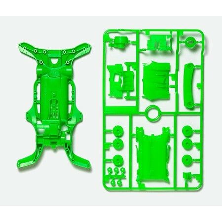 Tamiya AR Fluorescent Color Chassis Set (Green) - 95255 / 94997 ...