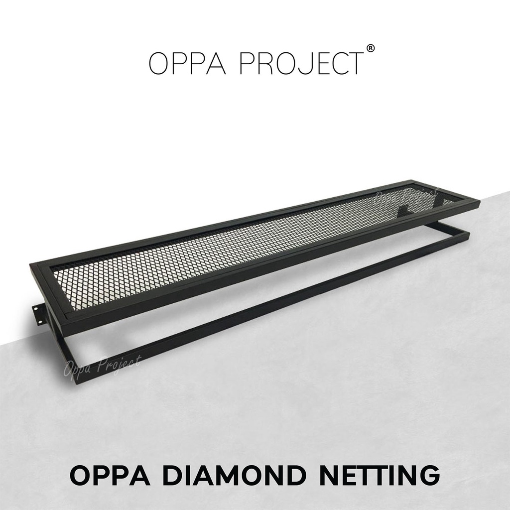 OPPA PROJECT 4ft Diamond Netting with wall plug screw Iron clothing and ...