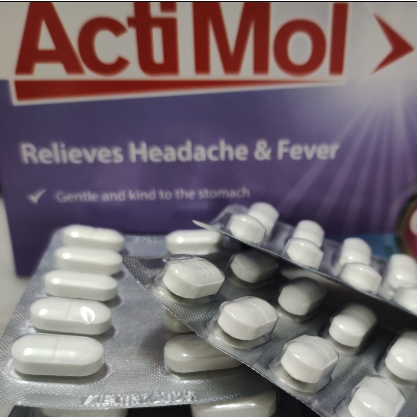 Paracetamol PCM Actimol 650mg [Exp. 03/2025] Paracil 500mg [Exp. 08/
