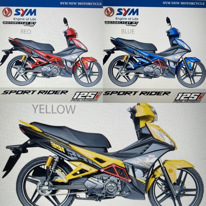 Sym Sport Rider Cover Set Oe100 Original Sym Sport Rider 125 125i