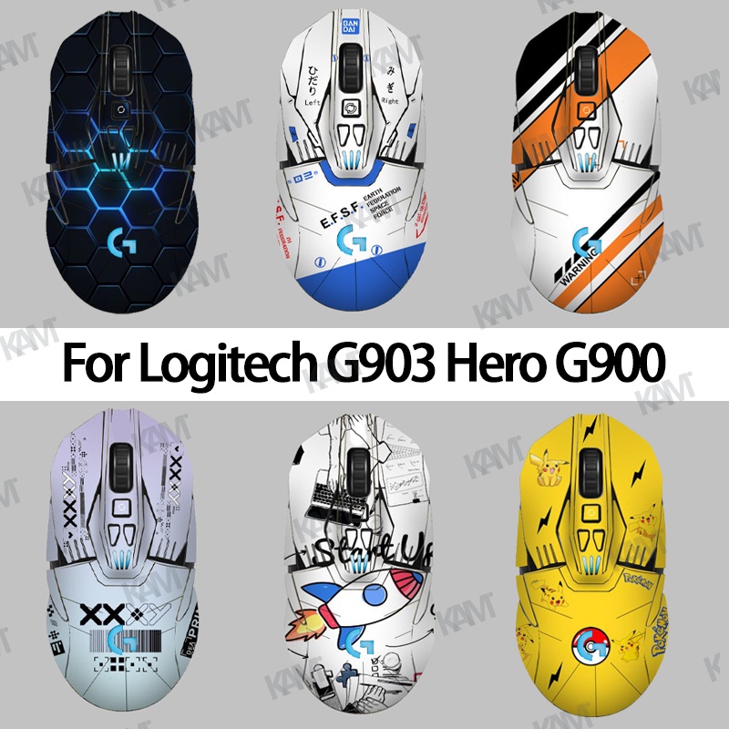 Kam For Logitech G903 Hero G900 mouse skin anti-sweat sticker elastic ...