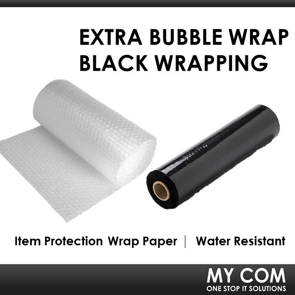 Extra Bubble Wrap & Extra Black Wrapping | Shopee Malaysia