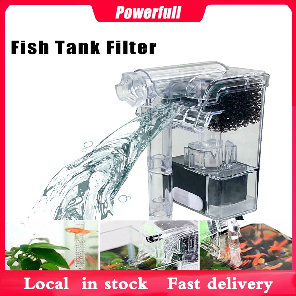 Mini Hang-On Filter Aquarium Penapis Filter Tank | Shopee Malaysia