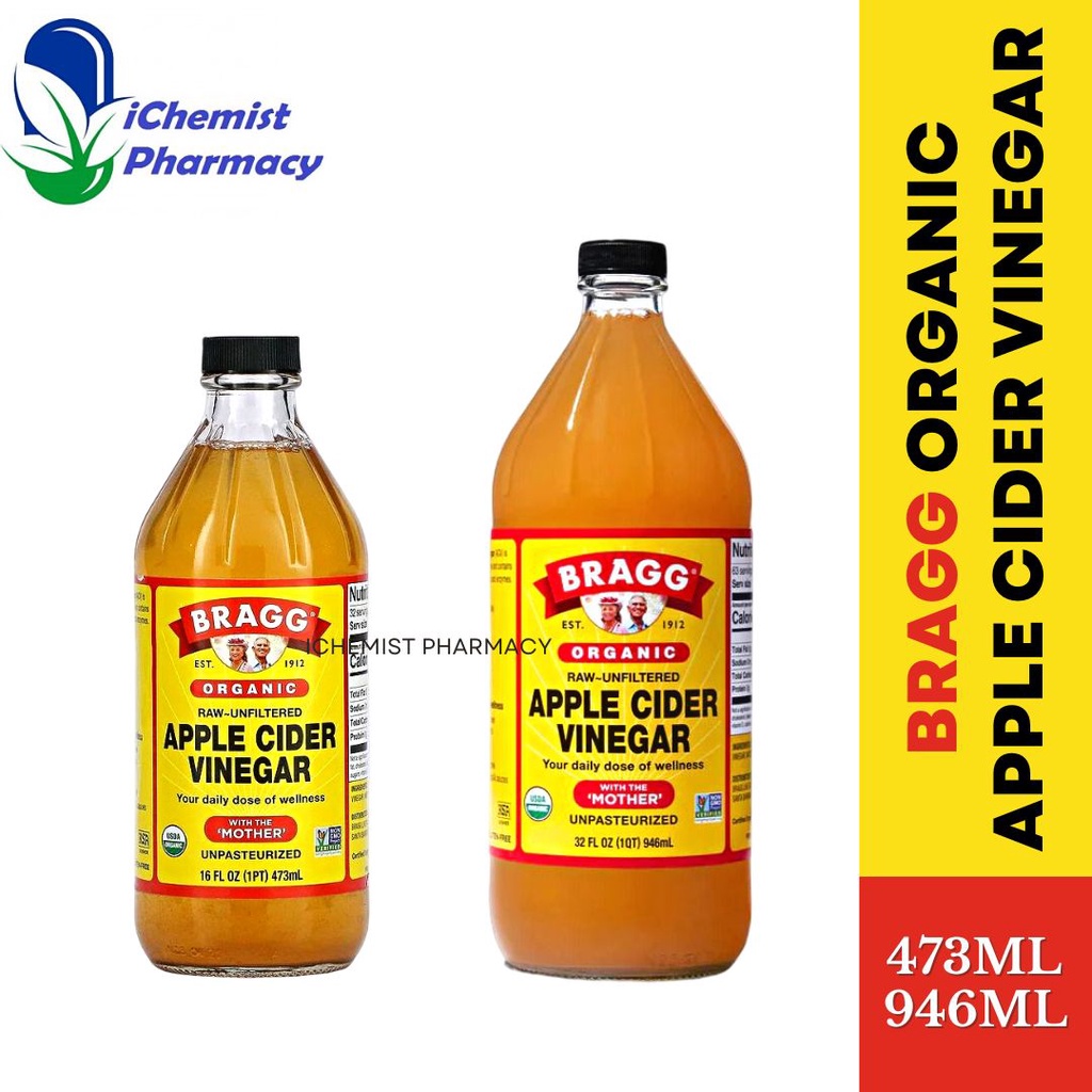 [GENUINE] BRAGG APPLE CIDER VINEGAR 946ML / 473ML Shopee Malaysia