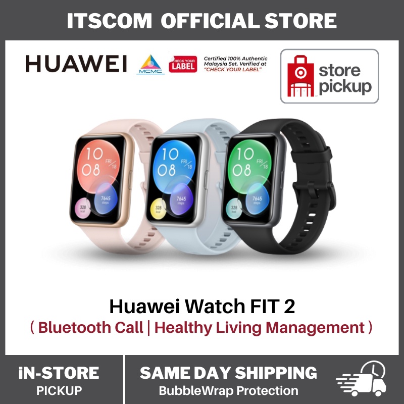 HUAWEI WATCH FIT 2 Active midnight black Bluetooth call Classic