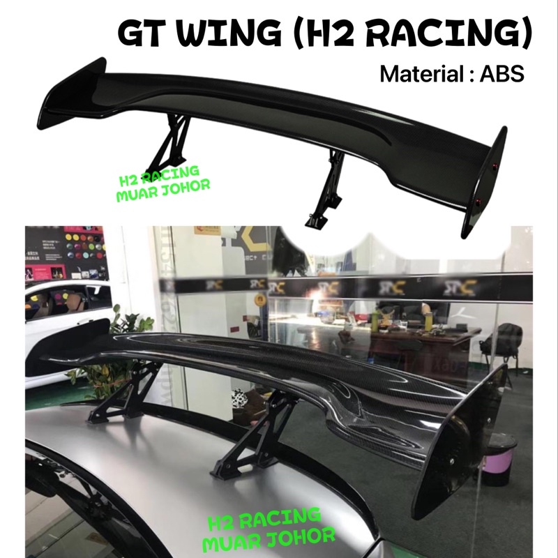 GT WING SPOILER // UNIVERSAL FOR ALL SEDAN WIRA WAJA PERSONA SAGA