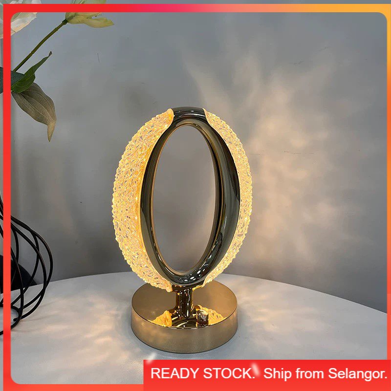 QQ IRechargeable Table Lamp Lampu Viral Meja Lampu Tidur LED Lampu ...