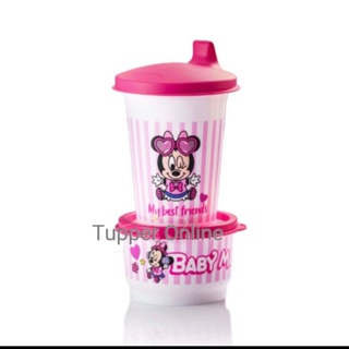 Tupperware Disney Baby Mickey Minnie 10oz Sippy Cup 8oz Snack Cup New Born  Gift