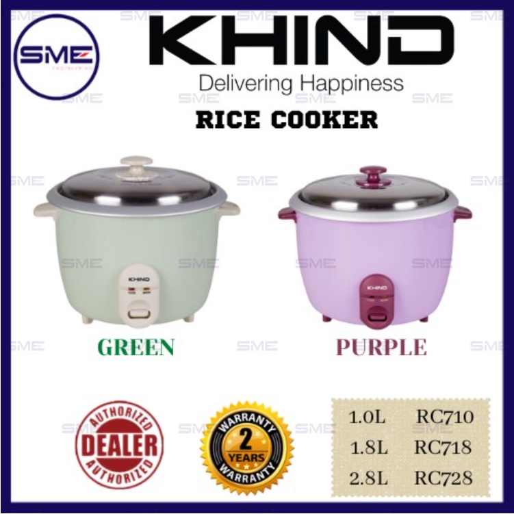 [FREE BUBBLE WRAP] KHIND ELECTRIC RICE COOKER 1.0L / 1.8L / 2.8L ...
