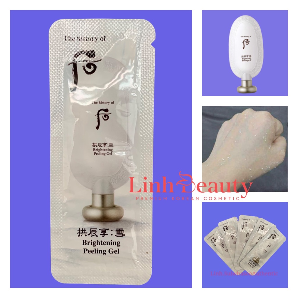 Whoo Brighterning Peeling Gel Whitening Gentle Benign Whitening Gel 1ml